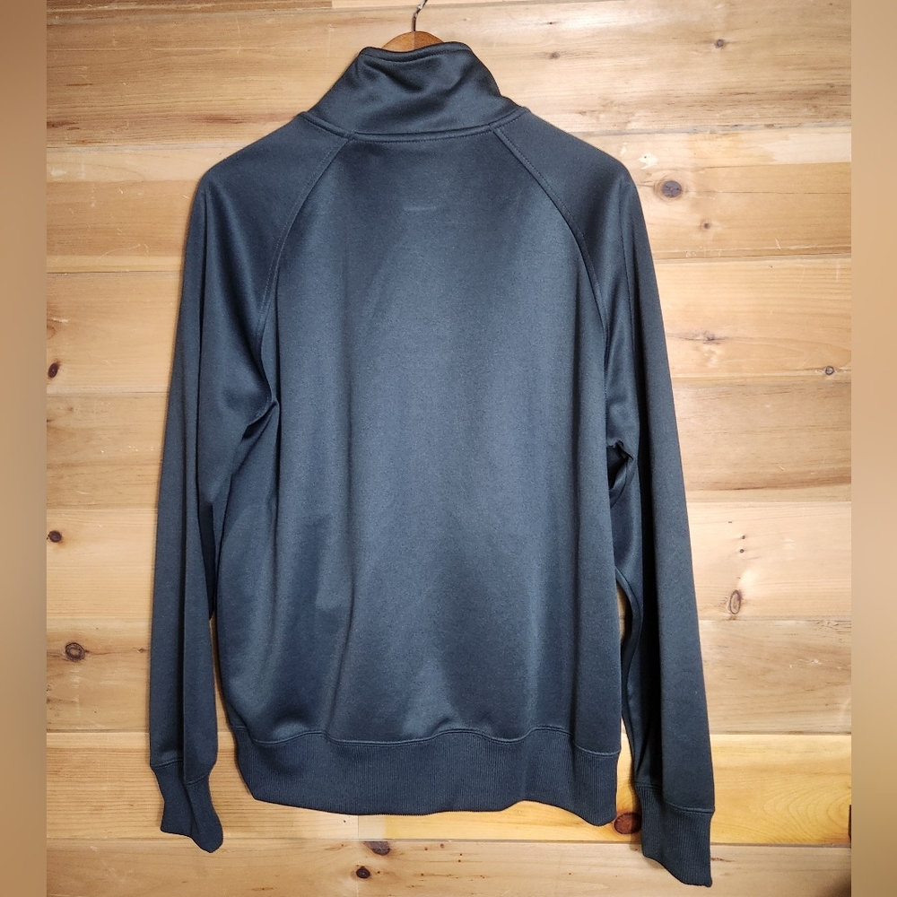 Nike Striker Chevron Track Jacket Mens L Grey Raglan 532919 060 Polyester Zip - Picture 2 of 14